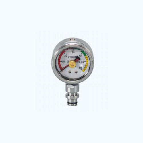 BZY60 DN10 60MPa矿用双针耐震压力表