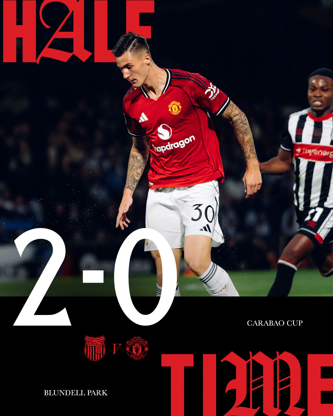 格林斯比门将兼曼联球迷率队淘汰曼联,赛后直