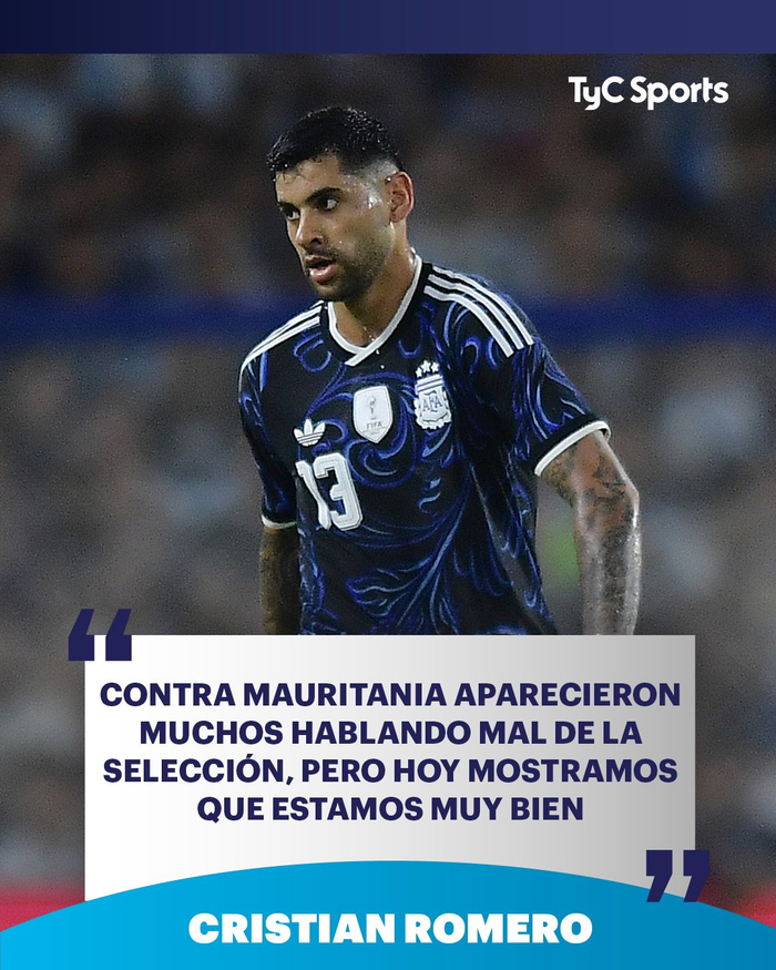 罗梅罗回应赛后批评 阿根廷5比0胜赞比亚展现真